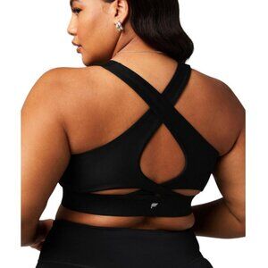 Fabletics Black No Bounce High Impact Sports Bra, XXL